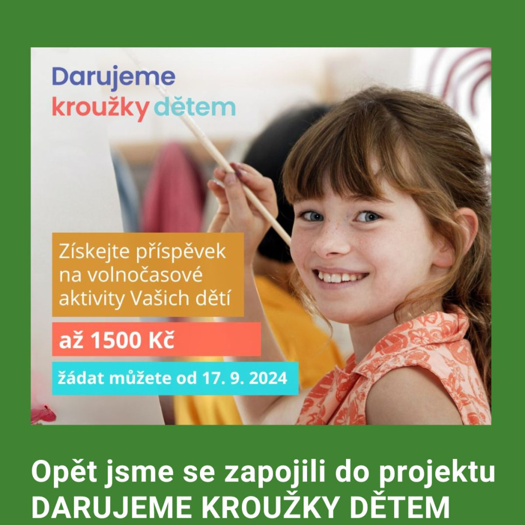 DARUJEME KROUŽKY DĚTEM - prostředky jsou již vyčerpány