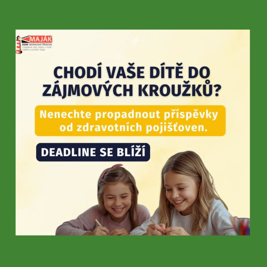 Nepropásněte příspěvky pojišťoven na sportovní kroužky