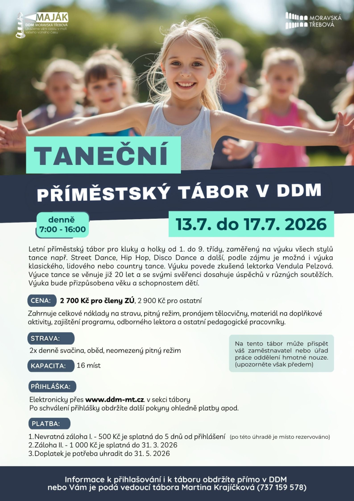 Taneční příměstský tábor