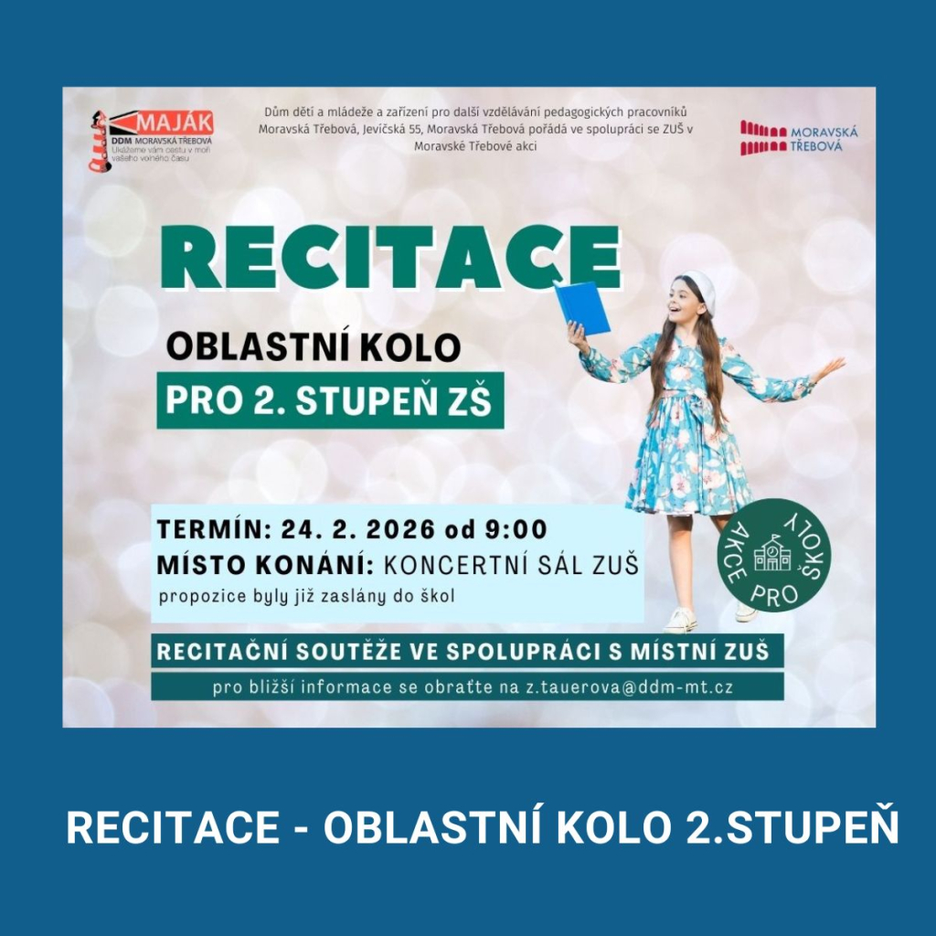 Recitace 2. st. ZŠ - oblast