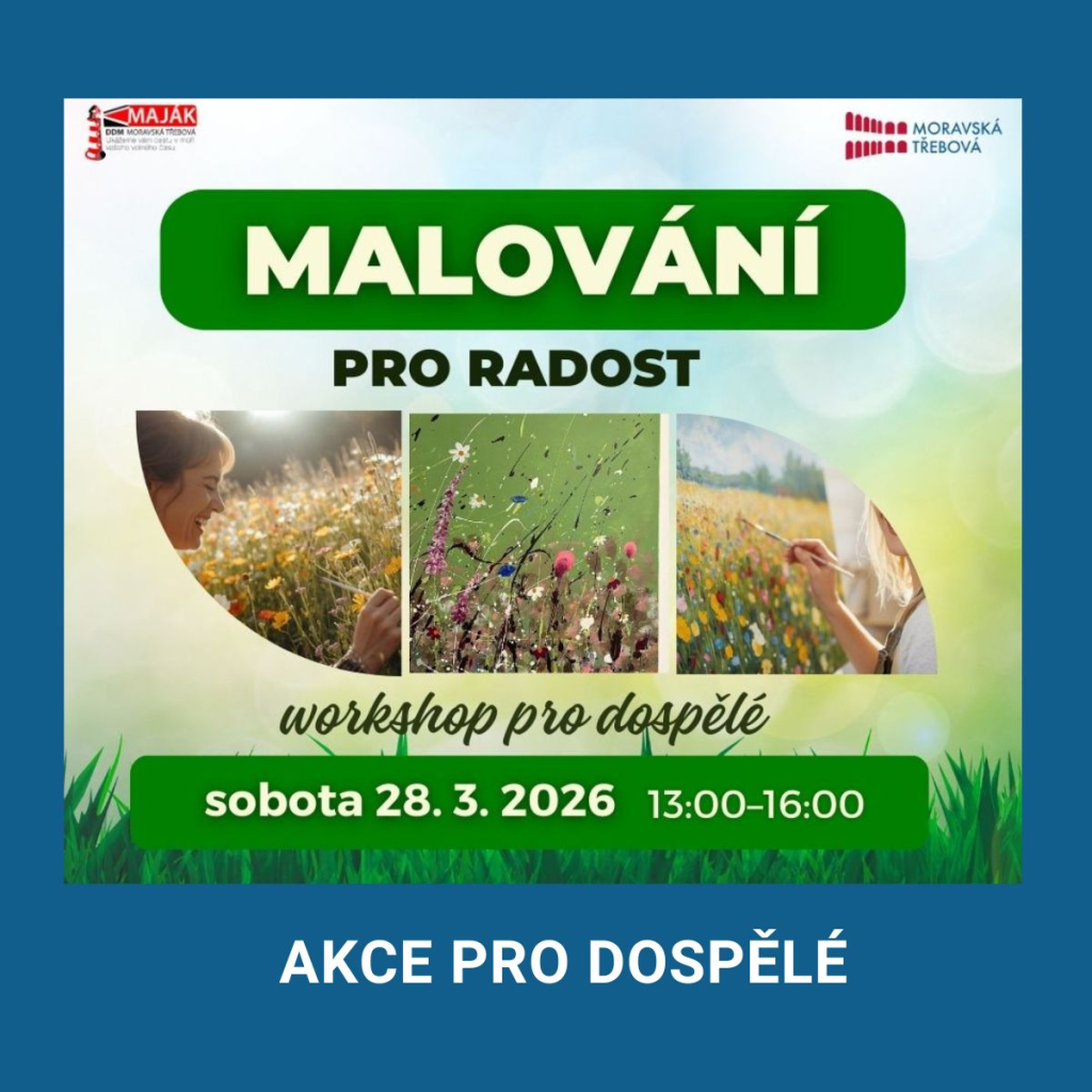 Malování pro radost - workshop pro dospělé