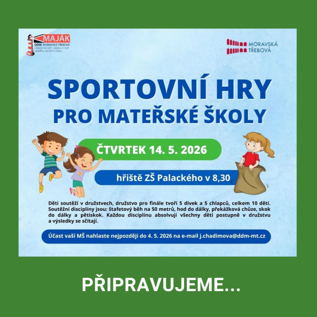 Sportovní hry pro mateřské školy 
