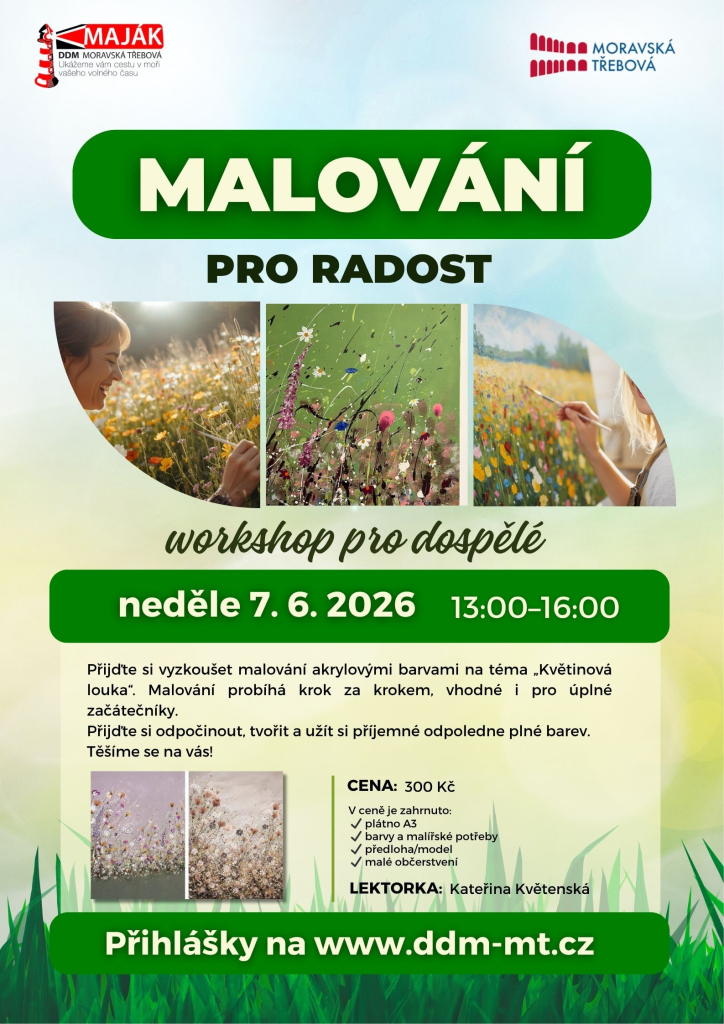 Malování pro radost, pro dospělé