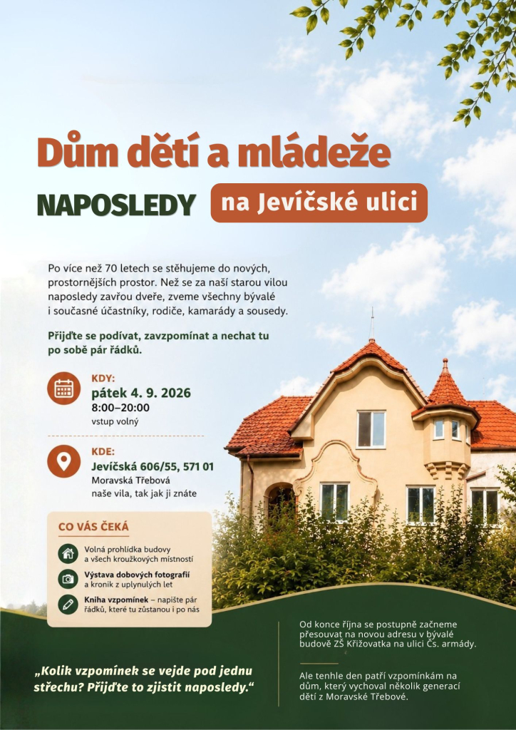 DDM naposledy na Jevíčské ulici