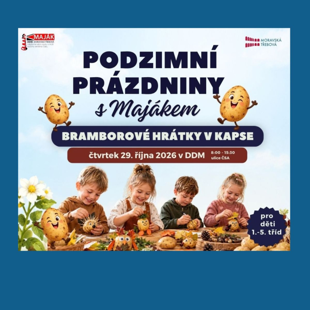 Podzimní prázdniny s Majákem - Bramborové hrátky v kapse