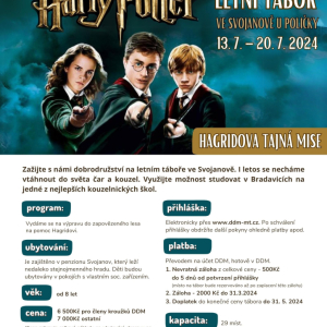 LT ve Svojanově u Poličky Harry Potter- Hagridova tajná mise