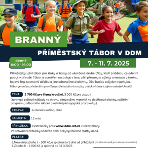 BRANNÝ PŘÍMĚSTSKÝ TÁBOR