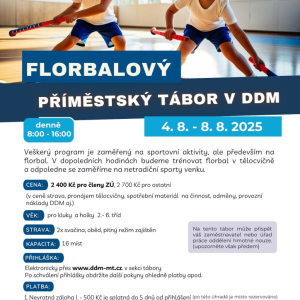 Florbalový příměstský tábor