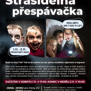 Strašidelná přespávačka