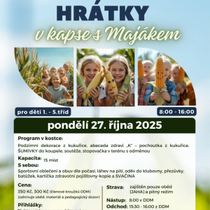 Kukuřičné hrátky v kapse s Majákem