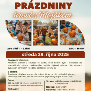 Dýňové prázdniny hravě s Majákem