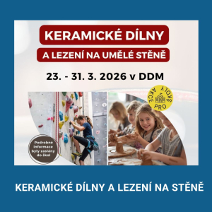 KERAMICKÉ DÍLNY + US pro školy - jaro