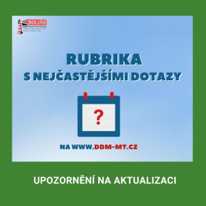 Aktualizace rubriky DOTAZY 