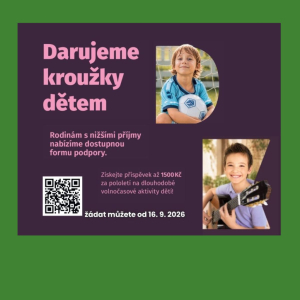 Darujeme kroužky dětem