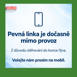 Pevná linka je dočasně mimo provoz